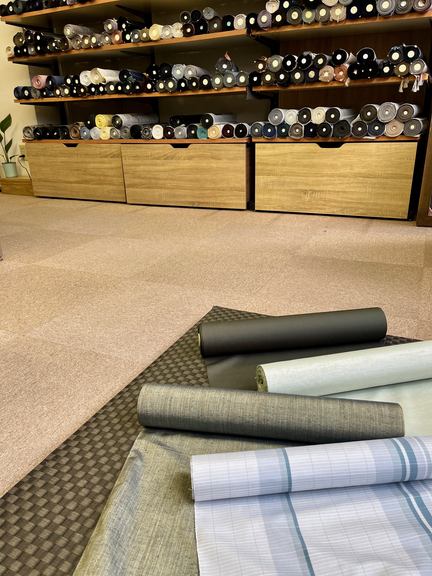 男の着物たけもと店内