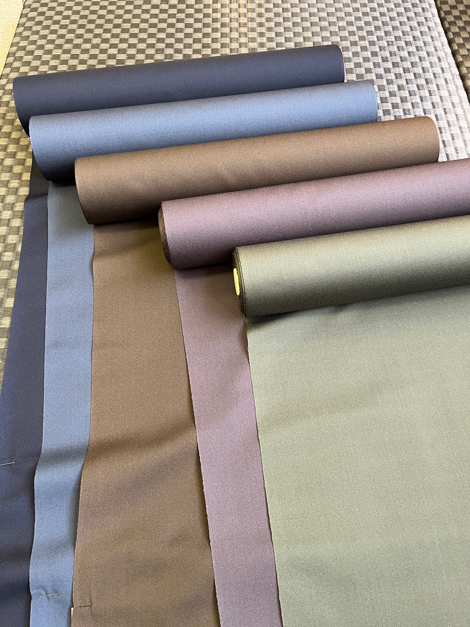 茶道用のお召着物