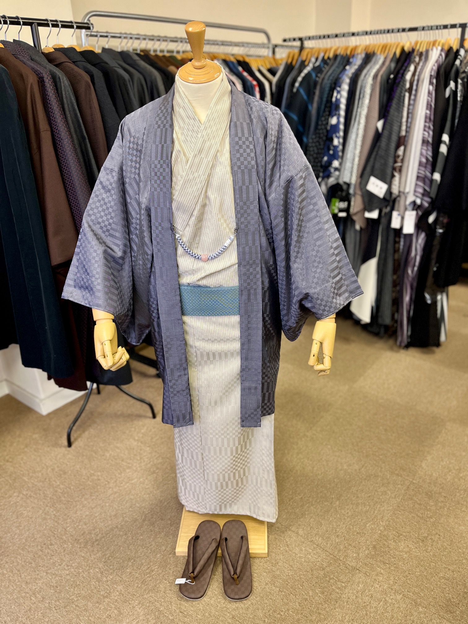 お正月の男着物デビュー