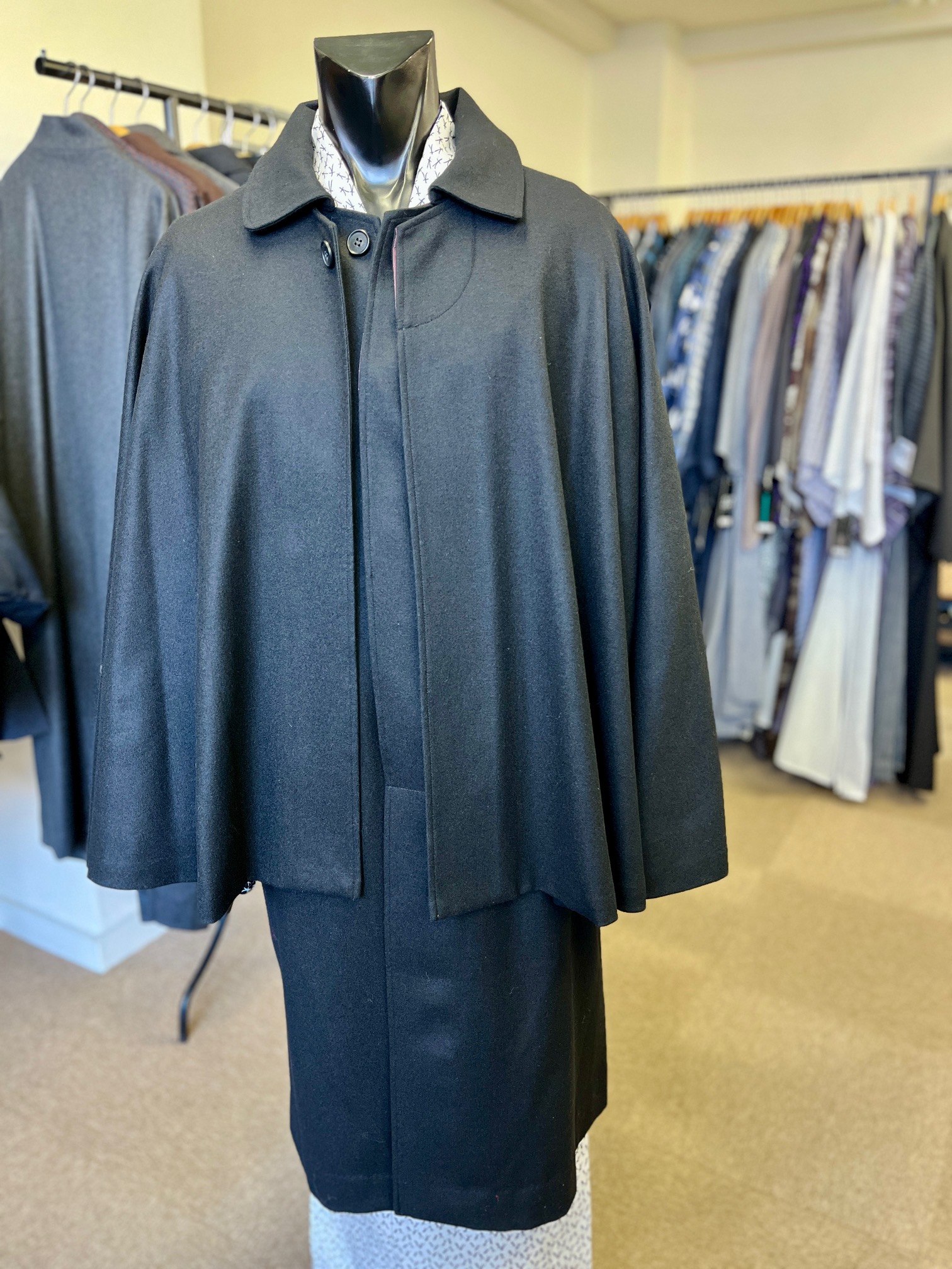 男の着物たけもと一番人気のインバネスコート